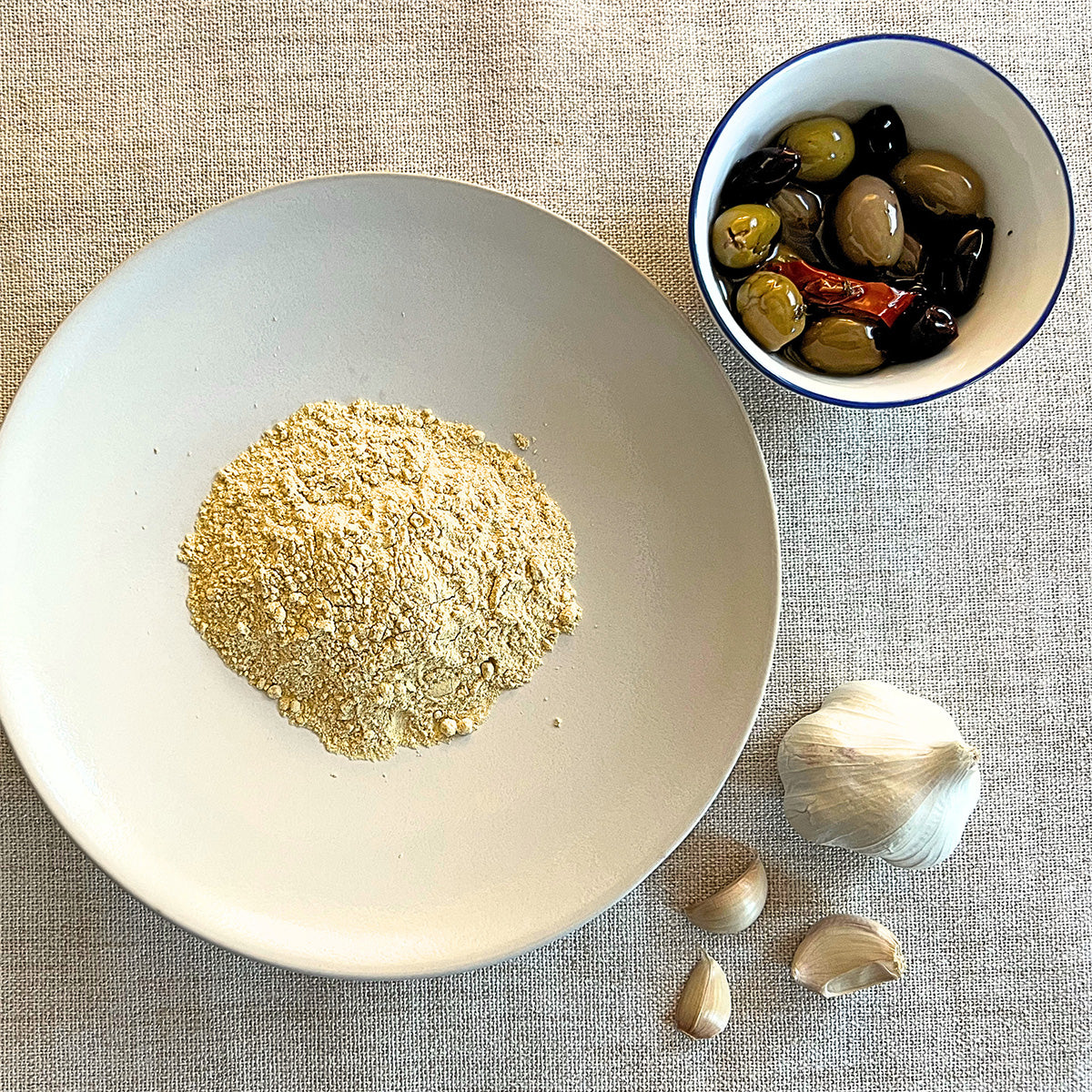 Roasted Garlic Shelf-Stable Hummus Mix